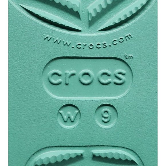 Crocs Classic Platform Jade Stone Women's Slides Size 9 - Picture 10 of 11